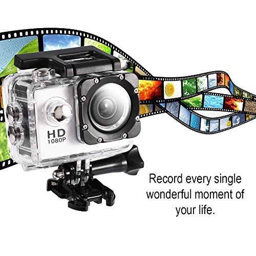 Socobeta Sport Action Camera 7 Colors Outdoor Cycling Sports Mini DV Action Camera Camcorder(Black) by Socobeta - Image 4