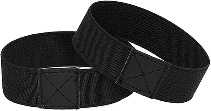 Fodattm 2 Pairs Elastic Anti-Loose Shoelace Shoe Straps Band for High Heels/Flats High Heels/Pumps Holder Shoe Decor
