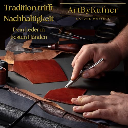 ARTBYKUFNER Premium Lederbalsam farblos, natürliche Lederpflege mit Bienenwachs, Lederwachs ohne Lösungsmittel, Lederfett schützt und nährt Leder von Auto, Möbeln, Schuhen, Taschen, Sattel uvm. 100 ml