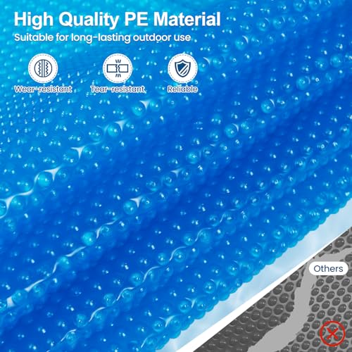 Cobertor solar redondo para piscina, 12 mil, 12 pies miniatura 4