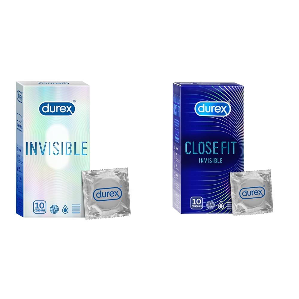 Durex Invisible Condoms | Ultra Thin Condom,10s & Close Fit Invisible Condoms for Men - 10s | Ultra Thin Condom-image-31