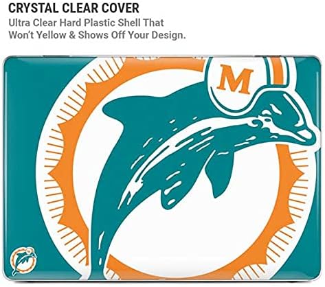 Skinit Case + Skin Compatible with MacBook Pro 13in M1 (2021) - Officially Licensed NFL Miami Dolphins Retro Logo Design