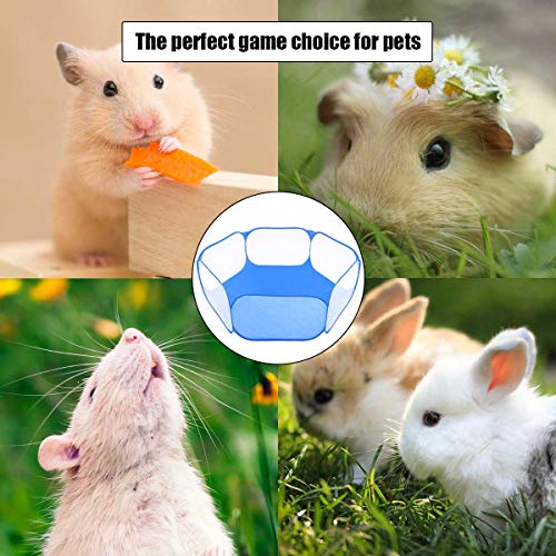 GABraden Small Animals Tent,Reptiles Cage,Breathable Transparent Pet Playpen Pop Open Outdoor/Indoor Exercise Fence,Portable Yard Fence for Guinea Pig,Rabbits, Hamster,Chinchillas and Hedgehogs - Image 8
