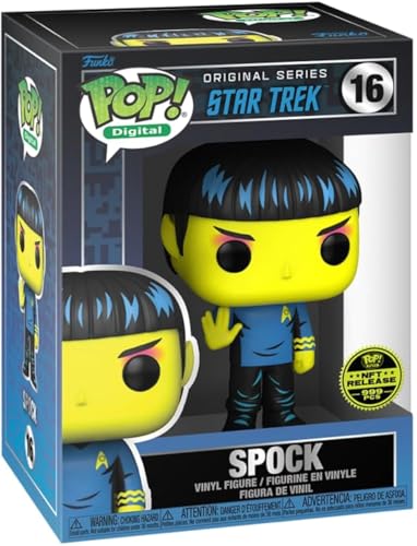 Funko Pop Digital: Star Trek SPOCK Grail Black Light Physical Redemption