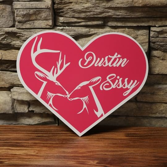 Miniatura 9 de Paquete Heart SVG con corazón de aluminio personalizable en blanco con archivo incluido, fabricado en los Estados Unidos para bricolaje, artesanos,