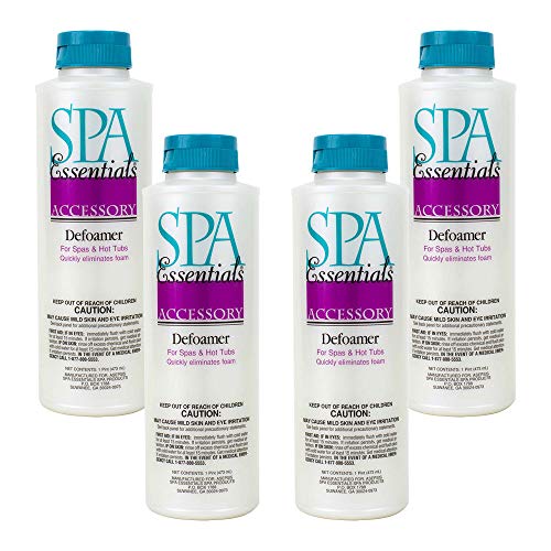 Spa Essentials 32424000-04 Defoamer for Spas and Hot Tubs, 1-Pint, 4-Pack