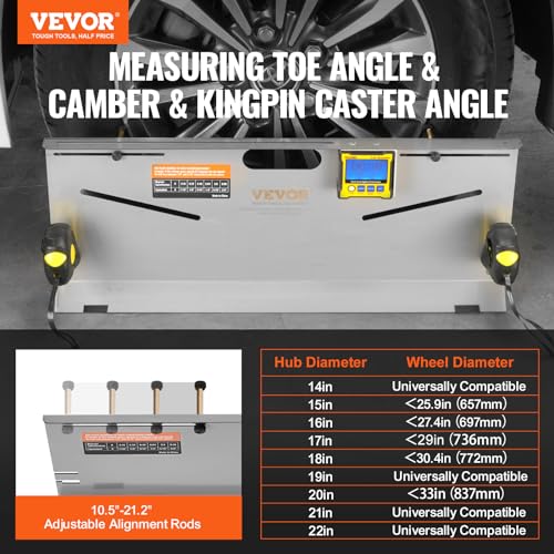 VEVOR 3-in-1 Wheel Alignment Tool