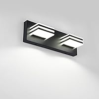 Vista 20 de Barra de luz LED para tocador de baño, 2 luces, lámparas modernas de 12 W, lámparas de baño sobre el espejo de 14 pulgadas, accesorios