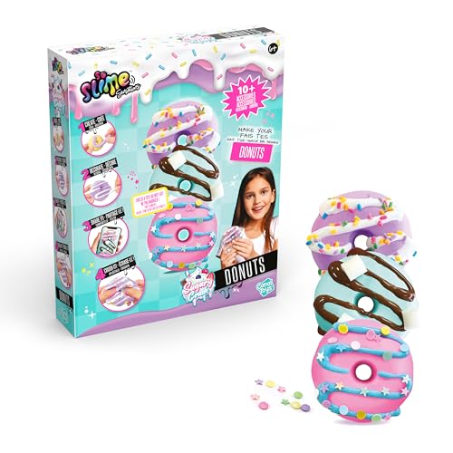So Slime Sensations Sugary Crush Donuts – Machen Sie lustige Schleim-Leckereien – enthält alles, was Sie brauchen, um bunte Donuts aus verschiedenen Verbindungen zu machen – 6+, lebendige, süße Farben