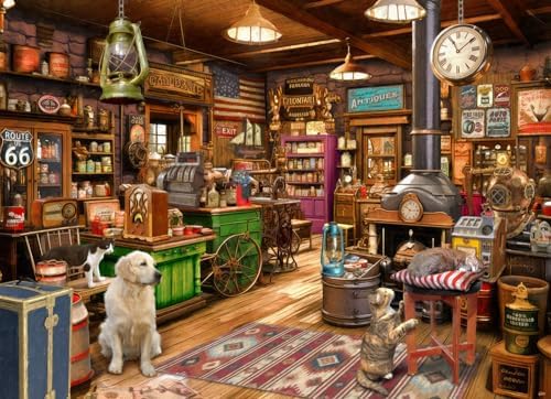 General Store Jigsaw Puzzle 1000 Piece by Vermont Christmas Company ...