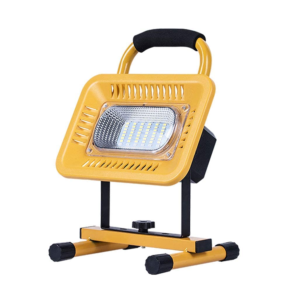 Luce da lavoro a LED ricaricabile, proiettore portatile per uso esterno, IP66, impermeabile, luce di emergenza per campeggio, barbecue, casa e illuminazione da campo