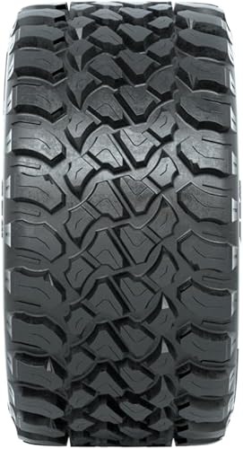 Miniatura 6 de GTW Combo de ruedas y neumáticos para carrito de golf de 14 pulgadas  Ruedas Spyder azulnegro en neumáticos radiales todo terreno 23x10-R14 Nomad