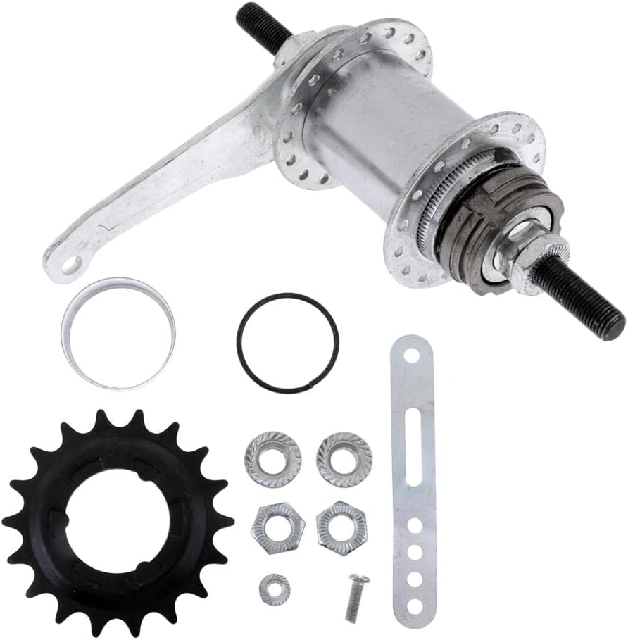 High Performance Coaster Brake Hubs 32 Holes 165mm Bike Rear Hub | Fixed Gear Setup for Smooth Riding | Stainless Steel Material | for Single Speed Enthusiasts