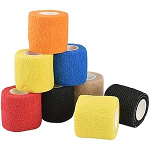 Jalan zelfklevend verband, huisdier dierenarts wrap bulk stretch tape voor pols, enkelverstuikingen en zwelling, diverse kleuren