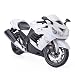 Maisto 2012 Kawasaki Ninja ZX-14R White Motorcycle 1/12