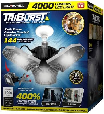 Triburst LED Socket Fixture 4000L : Amazon.ca: Tools & Home Improvement
