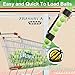 Asyxstar Pickleball Ball Retriever & Ball Hopper Storage with Strap Pickle Balls Tube Pickup