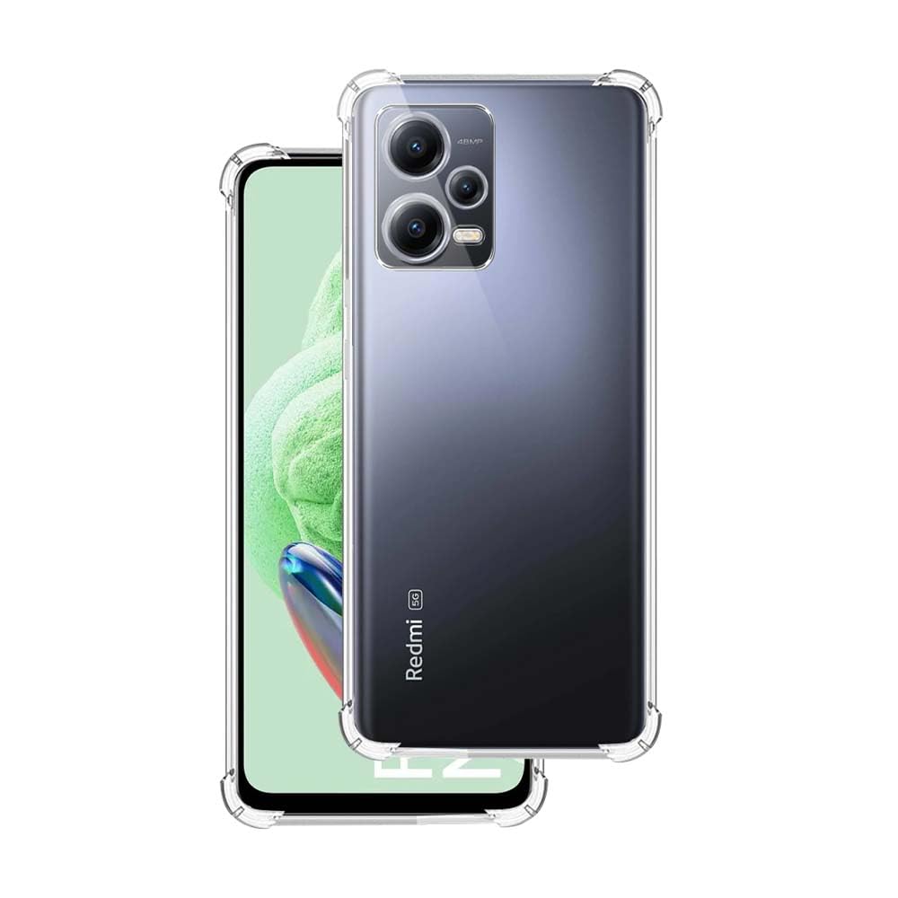 7SEVEN® Back Cover for Mi Redmi Note 12 5G Transparent Mobile Back Case Shock Proof Design Camera Edges Protection Crystal Clear Phone Case Silicon Soft TPU and Flexible Bumper Phone Cover