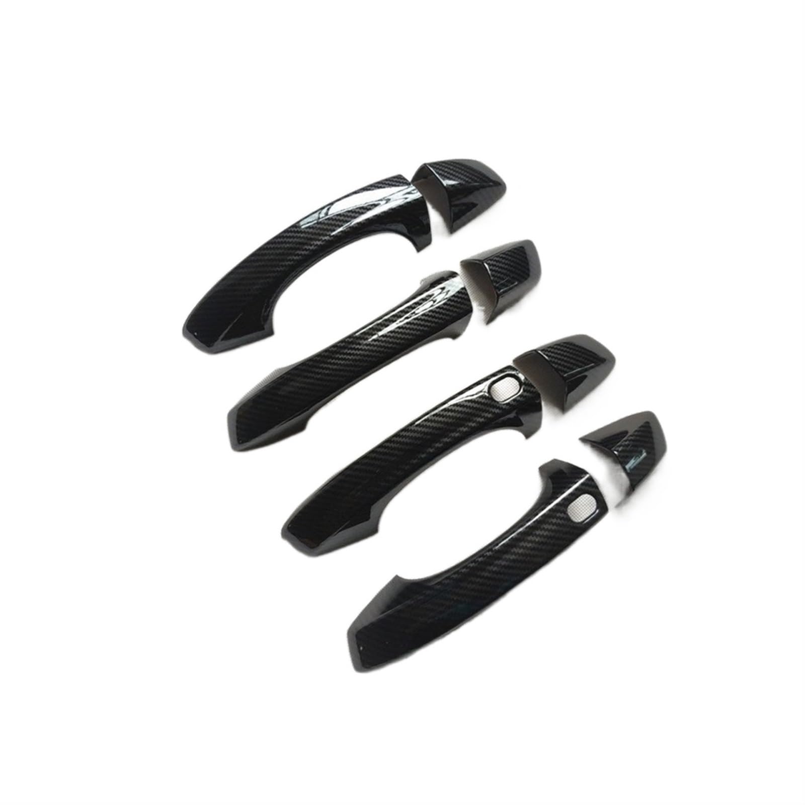 Drezzo 2 Car Exterior Door Handle For Seat For Leon For Cupra 5F Mk3 013-019 Door Handle Cover Trim Handles Covers Plastic(2)