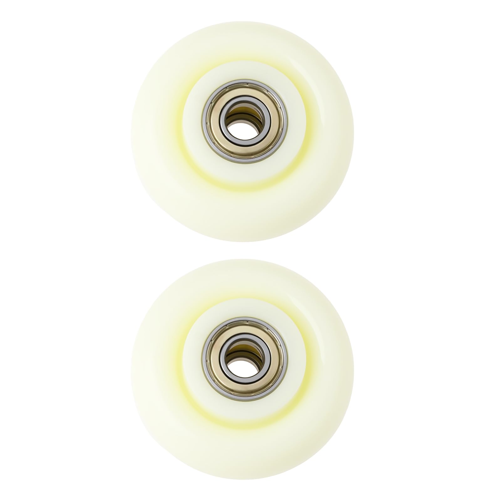 Lt Easiyl 2Pcs 3 Inch Silent Casters 75X35mm 6001Zz Ball Bearings Small Pulley Wheel For Carts