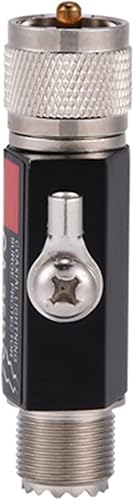 Miniatura 9 de Zerone Protector contra sobretensiones de rayos, protector de rayos coaxial CA-35RS, protector de sobretensiones de rayos coaxial, pararrayos macho