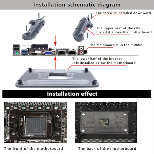 Image of AM4 Backplane Back Durable CPU Heatsink Bracket CPU Fan Cooling Mounting Sheet Plate for AM4 AMD Socket
