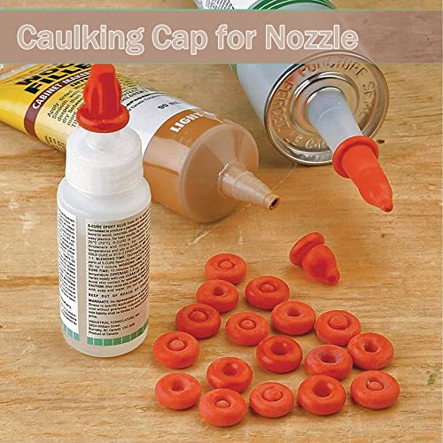 Tapones de silicona para sellar tubos de masilla, 30 pcs miniatura 2