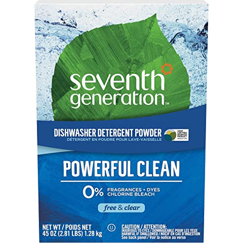 Image of Seventh Generation, Inc 22150 Dishwashing Detergent, Natural, Powder, 45 oz, CL