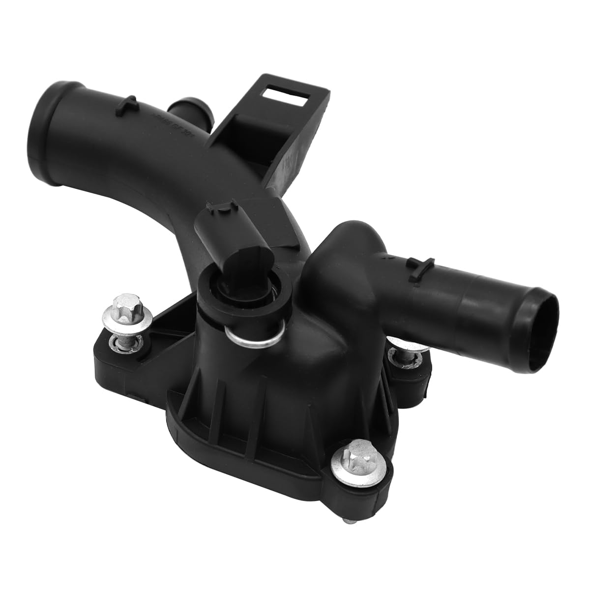 Salida de brida de refrigerante de la carcasa del termostato para motores Vauxhall Corsa D/E, Adam, Astra J, Meriva B 1.2 1.4L (2010-2019), conector de 2 pines (n.° de pieza 25192985)