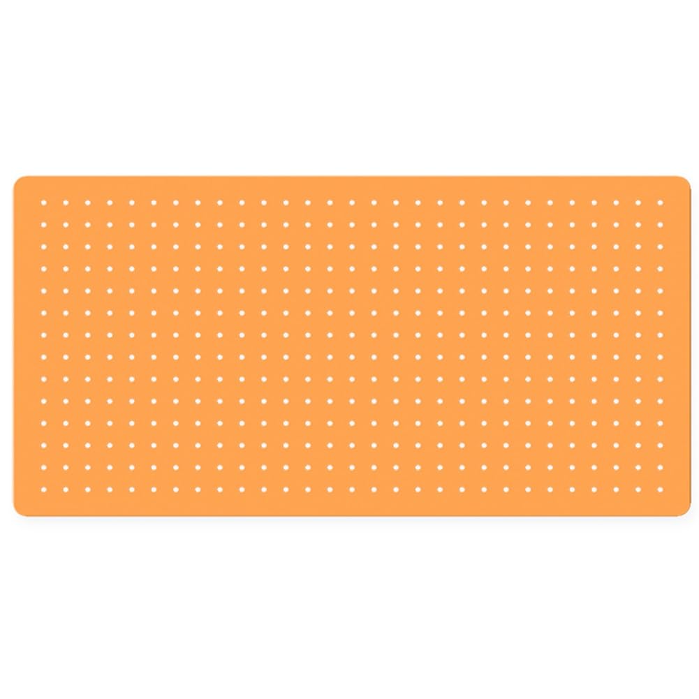 Organiseur mural polyvalent métal orange rangement outils et objets