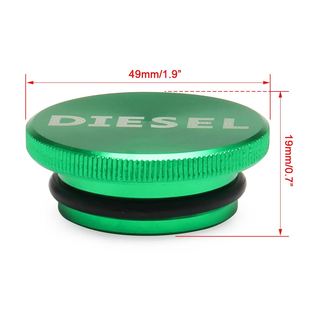 WHDZ 2013-2020 Dodge Ram Diesel Billet Aluminum Magnetic Fuel Cap Def Cap Dodge Ram Gas Cap Diesel Cap, Fuel Tank Caps - Canada