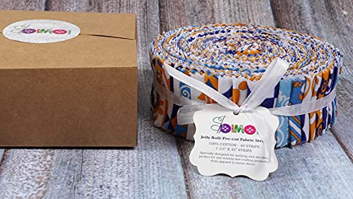 Rouleaux de gelée en coton prédécoupés 1,5 pouce pour patchwork précis - 6