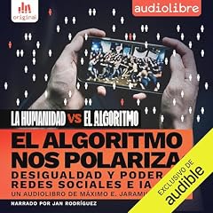 Diseño de la portada del título El algoritmo nos polariza