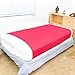 Special Supplies Sensory Bed Sheet for Kids Compression Alternative to Weighted Blankets - Breathable, Stretchy - Cool, Comfortable Sleeping Bedding-Red (Twin)