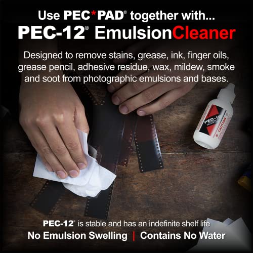 Image of PEC-PAD Lint Free Wipes 4 inchx4 inch Non-Abrasive Ultra Soft Cloth for Cleaning Sensitive Surfaces like Camera, Lens, Filters, Film, Scanners, Telescopes, Microscopes, Binoculars. (100 Sheets Per /Pkg) 2-Pack