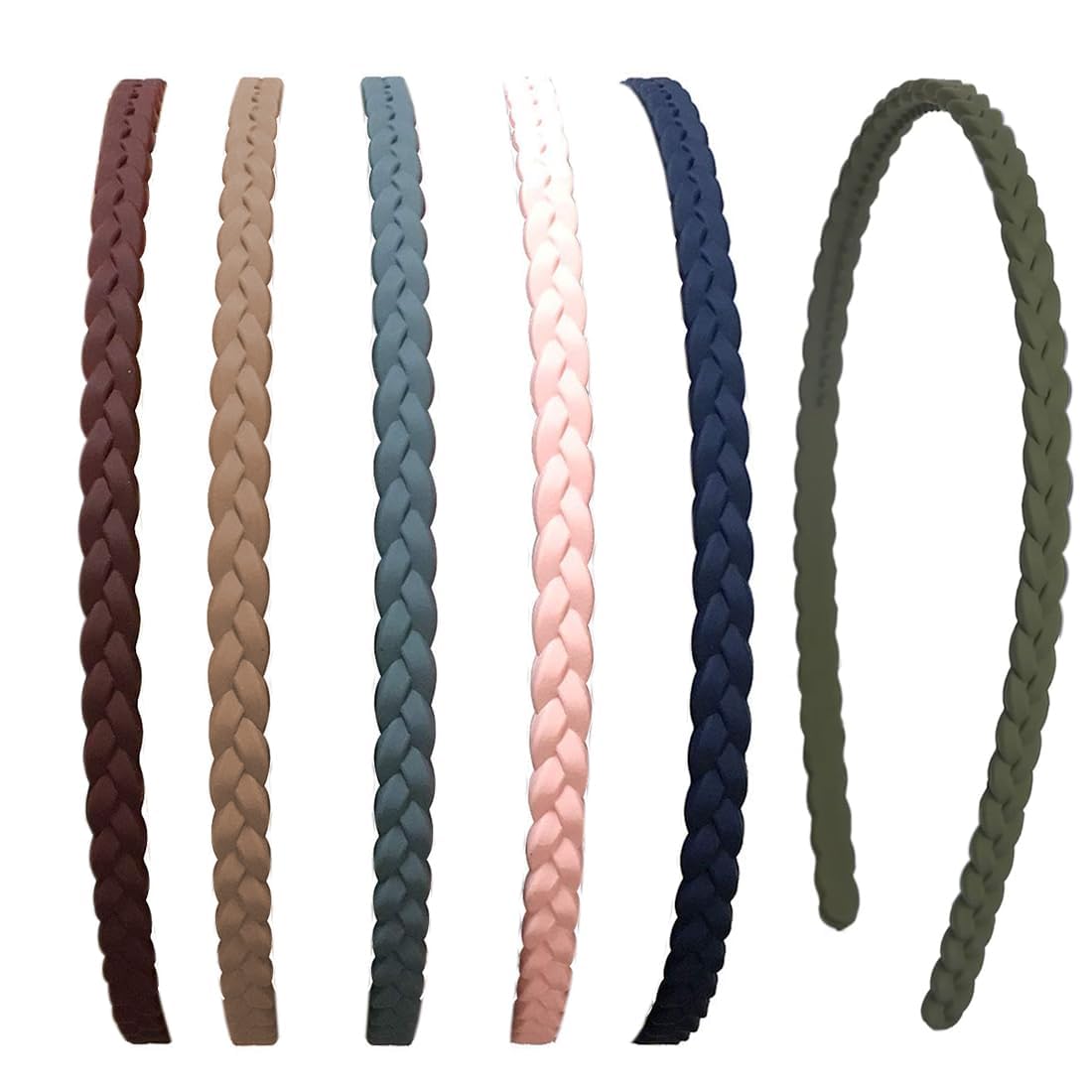 Thin Headbands for Girls Women, Plastic Headband with Teeth, 6Colors Alice Band Head Bands Combing Hairbands Hair Hoop Sport Hair Accessories for Girls, Teens and Women