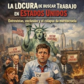 La locura de buscar trabajo en Estados Unidos Audiolibro Por Generoso Rosa arte de portada