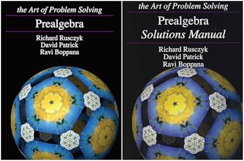 Art of Problem Solving Series Prealgebra 2-Book Bundle Set (Textbook & Solutions Manual)