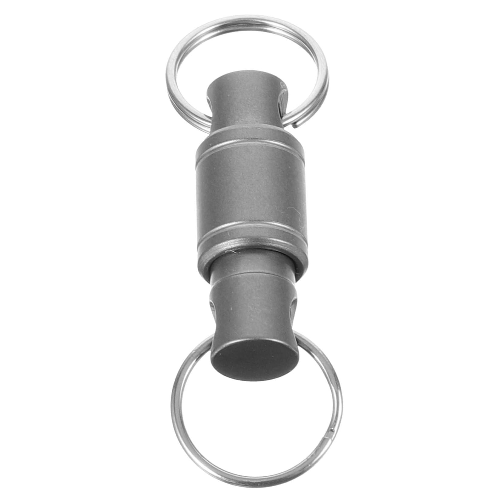 Toyvian Anillo De Herramientas del Llavero Titular De La Llave Keychains Poseedor Acollador Llavero con Agujero Pequeño Llaves Liberar Aleación De Titanio Silver
