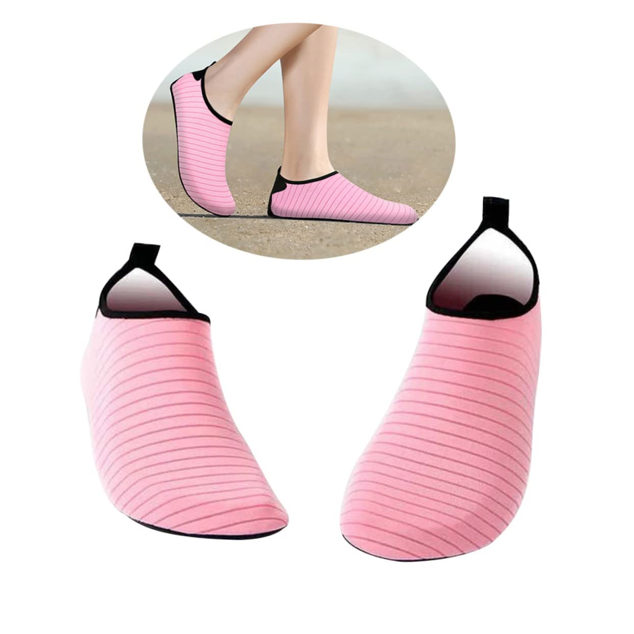 PACKOVE 2paare Einstellbare Silikon- -socken rutschfeste Yogasocken Für Damen Herren Dicke Fitness-socken Für Yoga Tanz Und Zuhause