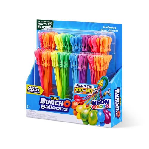 Zuru™ - Bunch O Balloons 8Pk Rapid Filling Self Sealing Water Balloons - Neon - 265 Balloon #TOP1