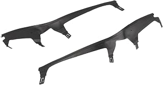Pair of Upper Headlight Cover Strip, 63126934751 Universal Upper Headlamp Gasket Replacement Accessories for 3 Series E46 Coupe Cabrio LCI