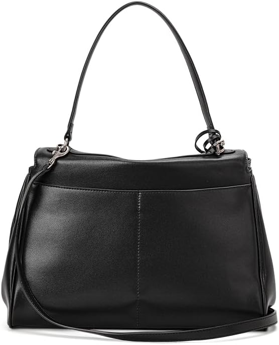 AIDRANI Genuine leather cowhide women's shoulder bag with detachable shoulder strap, flap buckle and underarm handbag purse - Image 5
