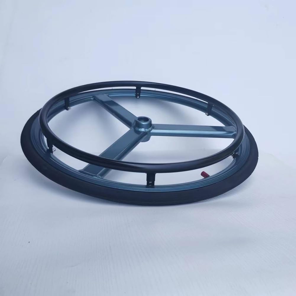Ruedas de repuesto para sillas de ruedas, ruedas universales para sillas de ruedas manuales, montaje de rueda trasera con neumáticos de goma y rodamientos