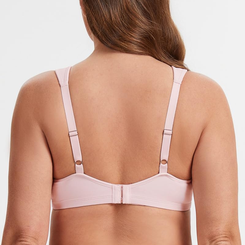 MELENECA Sujetador minimizador sin Costuras, con Aros, Cobertura Completa, Talla Grande, para Mujer