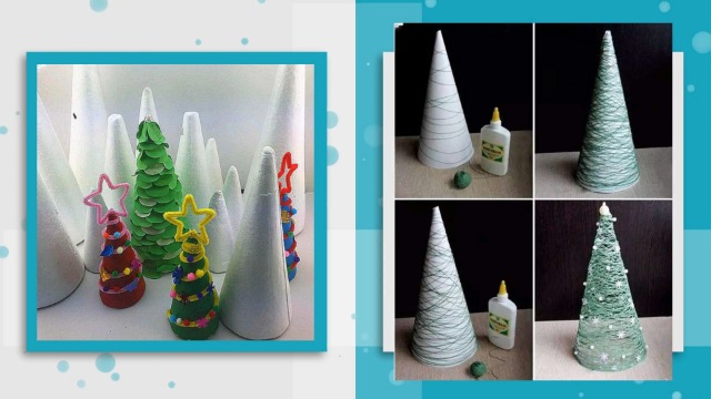 ❤️早い者勝ち❣️ フォーム製円錐 ポリスチレン円錐 クリスマスツリー用 DIY Amazon｜uxcell フォーム製円錐 ポリスチレン円錐 クリスマスツリー用