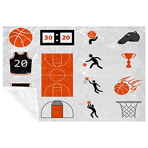 Plaid basket-ball doux et chaud, la couverture cocooning idéale