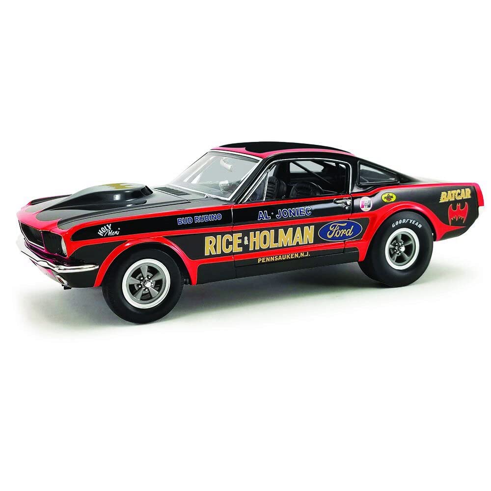 Toy Cars 1965 A/FX BatCar Black with Red Stripes and Graphics Limited Edition to 1086 Pieces Worldwide 1/18 Diecast Model Car by Acme A1801852