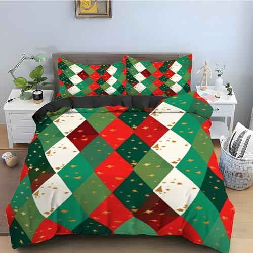 Ensemble de Literie 200x200 anti-plis Housse de Couette Fermeture Éclair - 2