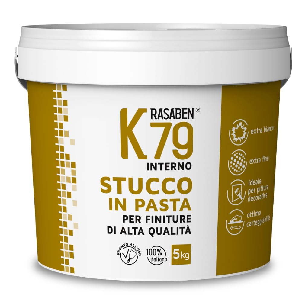 Stuc blanc en pâte K79 RASABEN finitions de qualité supérieure